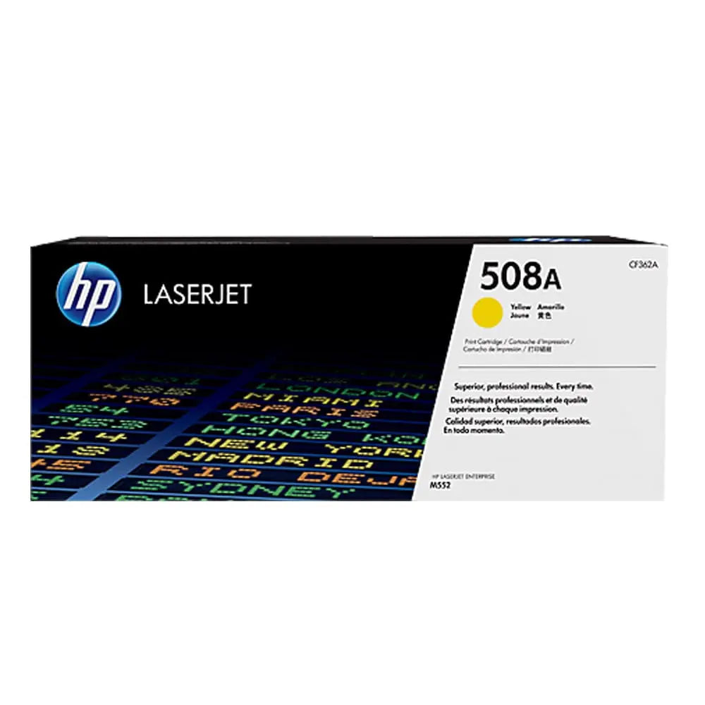 HP 508A Yellow Original LaserJet Toner Cartridge, CF362A Quality Printers