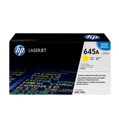 HP 645A Yellow LaserJet Toner Cartridge (C9732A) Quality Printers