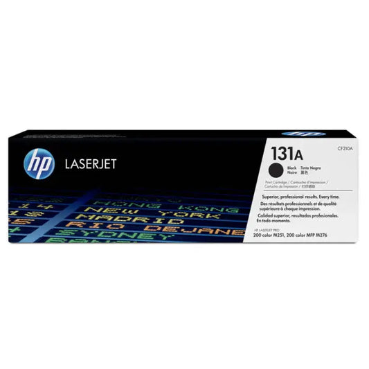 HP 131A Black Original LaserJet Toner Cartridge, CF210A Quality Printers