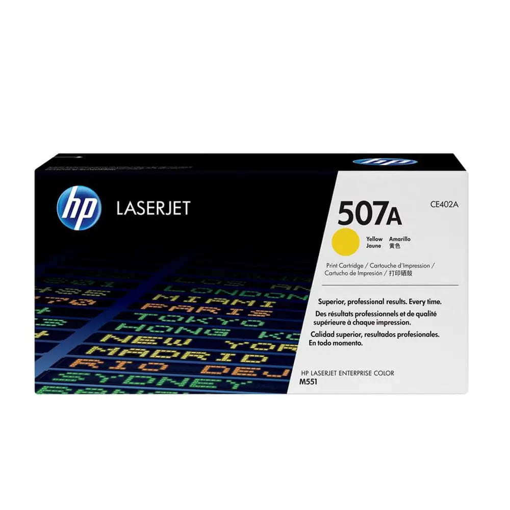 HP 507A Yellow Original LaserJet Toner Cartridge, CE402A Quality Printers