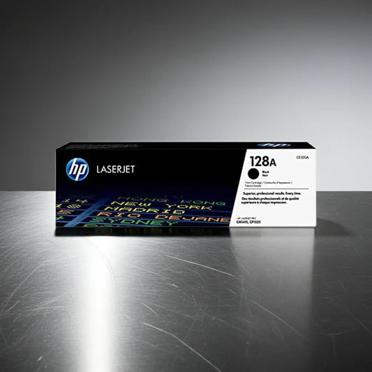 HP 128A Black Original LaserJet Toner Cartridge, CE320A Quality Printers