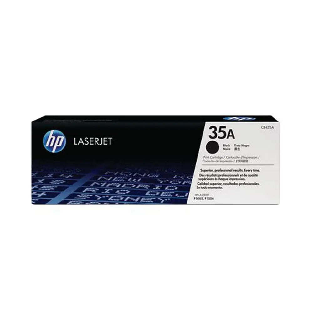 HP 35A Black Original LaserJet Toner Cartridge, CB435A Quality Printers