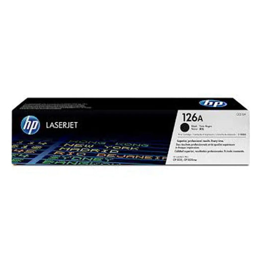 HP 126A Black Original LaserJet Toner Cartridge, CE310A Quality Printers