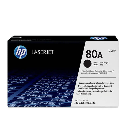 HP 80A Black Original LaserJet Toner Cartridge, CF280A Quality Printers