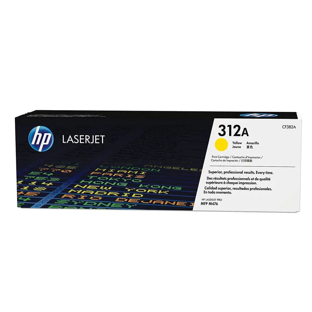 HP 312A Yellow Original LaserJet Toner Cartridge, CF382A Quality Printers